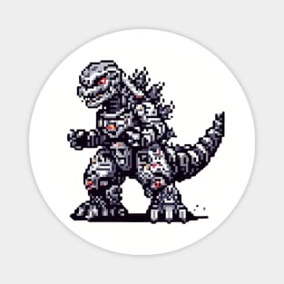 Pixel Mechagodzilla Mekagojira Ni Magnet